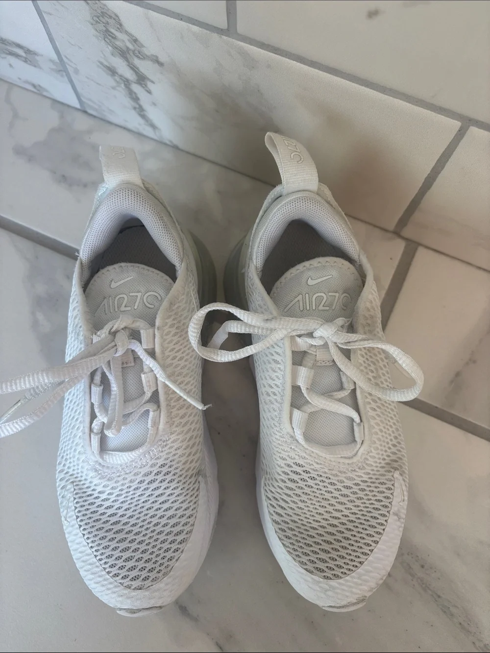 Nike Air Max 270 White Kids Size 12C
